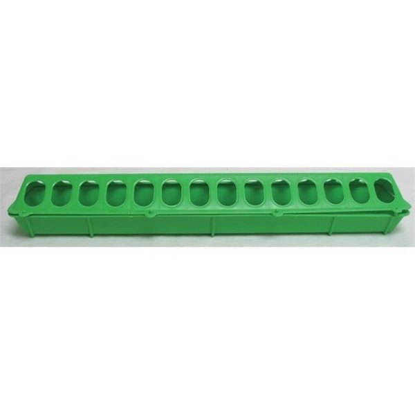 Miller Mfg Co Miller Mfg Co Inc Flip-top Poultry Feeder- Lime Green 20 Inch - 820LIMEGREEN 957684